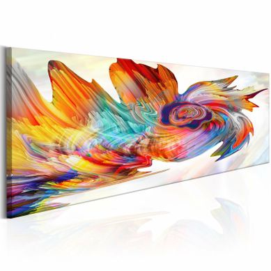 Tableau Cyclone Coloré 150 X 50 Cm Multicolore Tableau Cyclone Coloré 150 X 50 Cm Multicolore