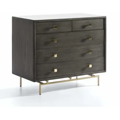 Commode Bois Gris 110x55x95cm Commode Bois Gris 110x55x95cm