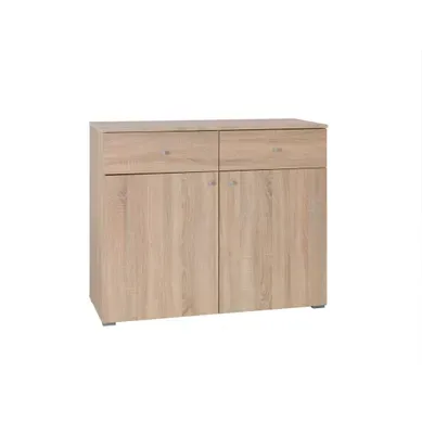 Commode Maxim Coloris Chêne Clair – 2 Portes Et 2 Tiroirs Commode Maxim Coloris Chêne Clair – 2 Portes Et 2 Tiroirs