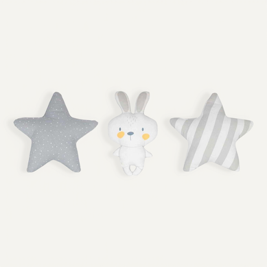 Set De 3 Coussins Etoiles Er Lapinou Set De 3 Coussins Etoiles Er Lapinou