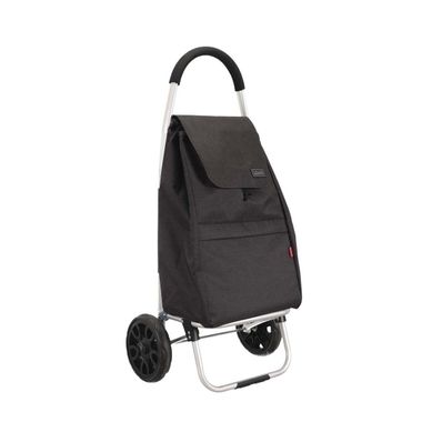 Chariot Shopping En Tissu Structure En Aluminium 2 Roues Larges Chariot Shopping En Tissu Structure En Aluminium 2 Roues Larges
