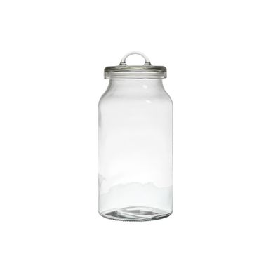 Bocal Rond En Verre "couvercle" 2,7l Transparent Bocal Rond En Verre "couvercle" 2,7l Transparent