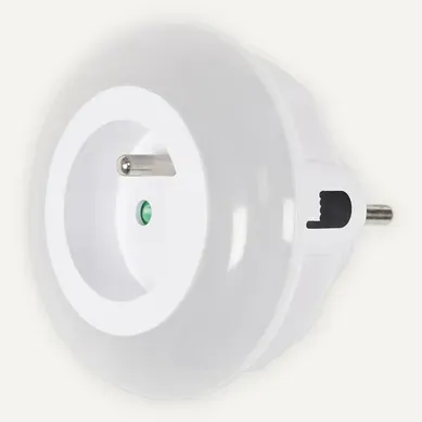 Prise LED "détecteur De Luminosité" 8cm Blanc