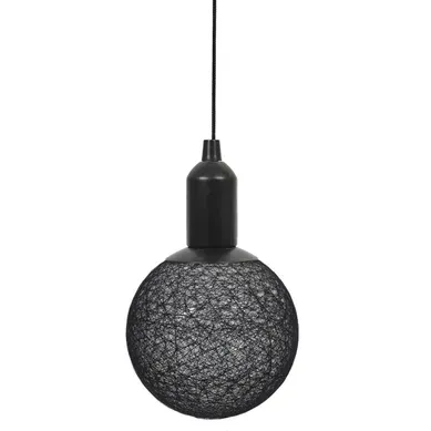 Lampe Suspension À LED "boule" 24cm Noir Lampe Suspension À LED "boule" 24cm Noir