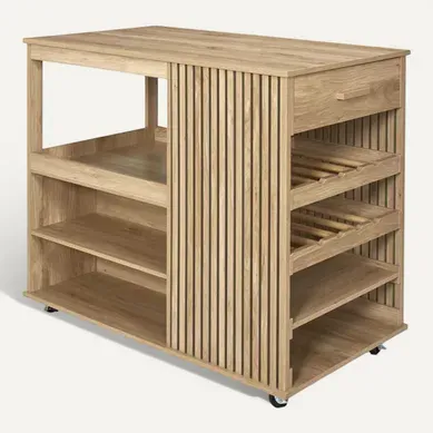 Ilot De Cuisine En Bois Klaus