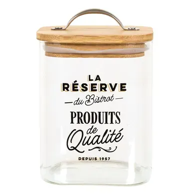 Bocal De Conservation En Verre "bistrot" 70cl Transparent