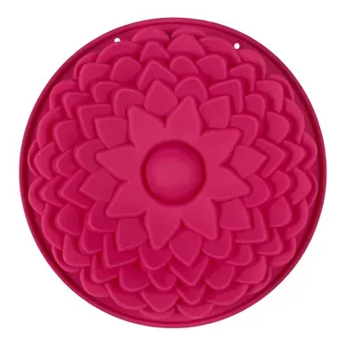 Moule À Gâteau En Silicone "dahlia" 20cm Rose Moule À Gâteau En Silicone "dahlia" 20cm Rose