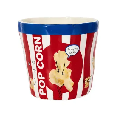 Pot À Popcorn En Céramique "ludique" 13cm Multicolore Pot À Popcorn En Céramique "ludique" 13cm Multicolore