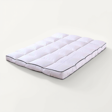 Surmatelas Plumes 140x190 Cm - Epaisseur 8 Cm - 100% Plumes De Canard - Sangles De Maintien Surmatelas Plumes 140x190 Cm - Epaisseur 8 Cm - 100% Plumes De Canard - Sangles De Maintien