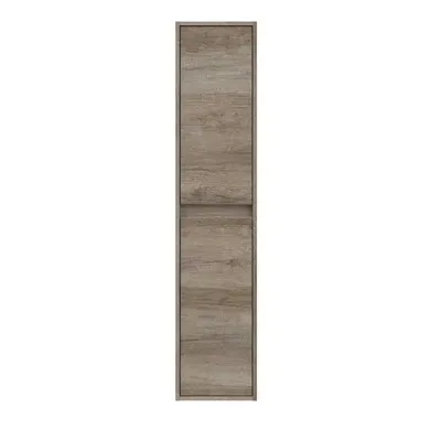 Colonne Salle De Bain Suspendue Avec 2 Portes Coloris Nordik - 140 X 30 X 26 Cm Colonne Salle De Bain Suspendue Avec 2 Portes Coloris Nordik - 140 X 30 X 26 Cm