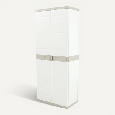 Armoire Haute Meuble De Rangement 2 Portes Intérieur/extérieur - L. 70 X P. 41 X H. 176 Cm Armoire Haute Meuble De Rangement 2 Portes Intérieur/extérieur - L. 70 X P. 41 X H. 176 Cm
