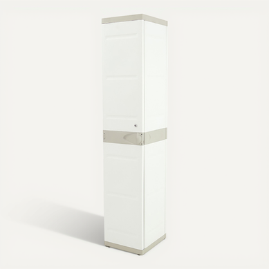 Colonne / Meuble De Rangement Intérieur/extérieur Coloris Beige - L. 44 X P. 35 X H. 176 Cm Colonne / Meuble De Rangement Intérieur/extérieur Coloris Beige - L. 44 X P. 35 X H. 176 Cm