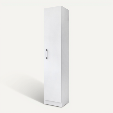Armoire, Placard De Rangement Avec 1 Porte Coloris Blanc - L. 35 X P. 32 X Hauteur 170 Cm Armoire, Placard De Rangement Avec 1 Porte Coloris Blanc - L. 35 X P. 32 X Hauteur 170 Cm
