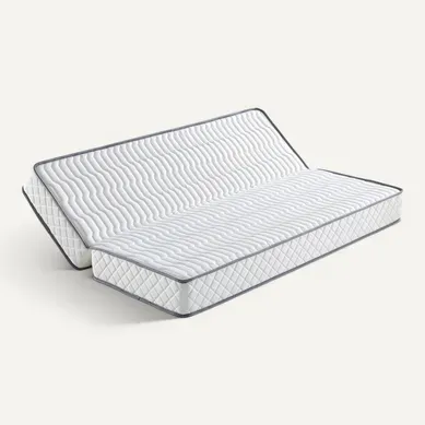 Matelas Très Ferme Clic Clac 130x200 Cm + Oreiller Visco - 5 Zones De Confort - Respirant Matelas Très Ferme Clic Clac 130x200 Cm + Oreiller Visco - 5 Zones De Confort - Respirant