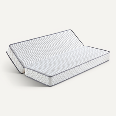 Matelas Très Ferme Clic Clac 130x200 Cm 10 Cm 5 Zones Confort Rembourrage 100% Polyester Matelas Très Ferme Clic Clac 130x200 Cm 10 Cm 5 Zones Confort Rembourrage 100% Polyester