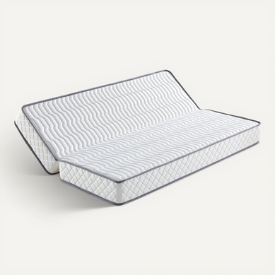 Matelas Très Ferme Clic Clac 130x200 15 Cm 5 Zones Confort Rembourrage 100% Polyester Matelas Très Ferme Clic Clac 130x200 15 Cm 5 Zones Confort Rembourrage 100% Polyester