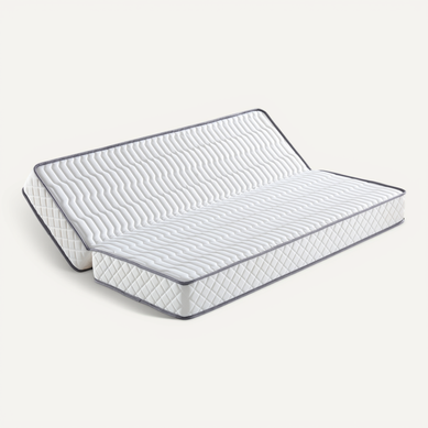 Matelas Trés Ferme Clic Clac 140x190 Cm 15 Cm 5 Zones Confort Rembourrage 100% Polyester