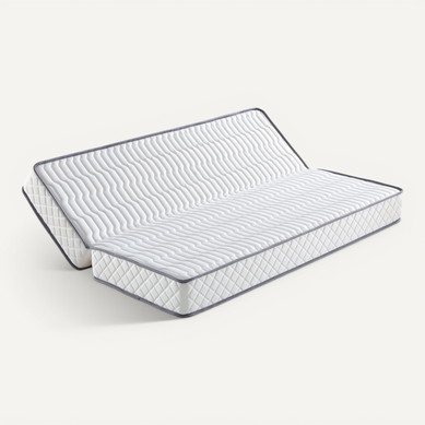 Matelas Ferme Clic Clac 120x190 Cm 20 Cm 5 Zones Confort 100 % Polyester Haute Résilience