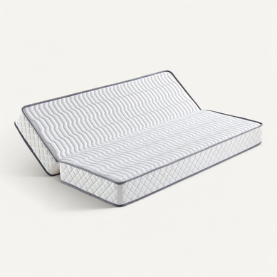 Matelas Ferme Clic Clac 130x190 Cm 14 Cm Mousse Haute Densité 34 Kg/m3 5 Zones De Confort
