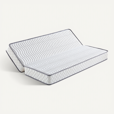 Matelas Ferme 130x190 Cm Clic Clac 16 Cm Ressorts Premium + Mémoire De Forme 5 Zones De Confort