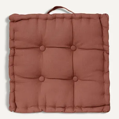 Coussin De Sol - 40 X 40 Cm - Terracotta