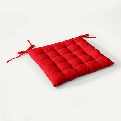 Galette De Chaise Panama - 38 X 38 Cm - Rouge Galette De Chaise Panama - 38 X 38 Cm - Rouge