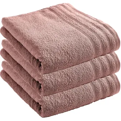 Lot De 3 Draps De Douche "spa" 70 X 140 Cm / 400 Gr/m² - Rose - 70x140 Cm Lot De 3 Draps De Douche "spa" 70 X 140 Cm / 400 Gr/m² - Rose - 70x140 Cm