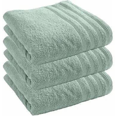 Lot De 3 Draps De Douche "spa" 70 X 140 Cm / 400 Gr/m² - Vert Clair - 70x140 Cm Lot De 3 Draps De Douche "spa" 70 X 140 Cm / 400 Gr/m² - Vert Clair - 70x140 Cm