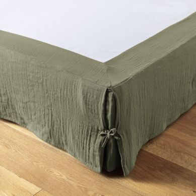 Cache-sommier 160 X 200 Cm – Double Gaze De Coton 125 G/m² – Gaïa Romarin Cache-sommier 160 X 200 Cm – Double Gaze De Coton 125 G/m² – Gaïa Romarin
