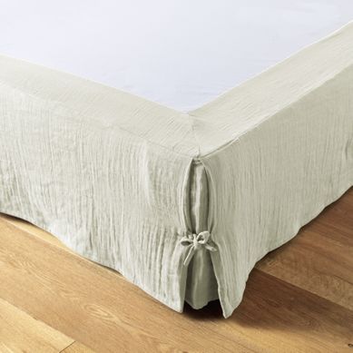 Cache-sommier 160 X 200 Cm – Double Gaze De Coton 125 G/m² – Gaïa Vert D'eau Cache-sommier 160 X 200 Cm – Double Gaze De Coton 125 G/m² – Gaïa Vert D'eau