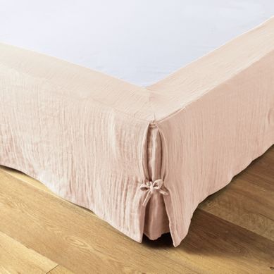 Cache-sommier 160 X 200 Cm – Double Gaze De Coton 125 G/m² – Gaïa Guimauve Cache-sommier 160 X 200 Cm – Double Gaze De Coton 125 G/m² – Gaïa Guimauve
