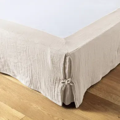 Cache-sommier 160 X 200 Cm – Double Gaze De Coton 125 G/m² – Gaïa Pampa Cache-sommier 160 X 200 Cm – Double Gaze De Coton 125 G/m² – Gaïa Pampa
