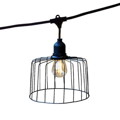 Guirlande Cage Métal Nema 10 Ampoules E27 6m Guirlande Cage Métal Nema 10 Ampoules E27 6m