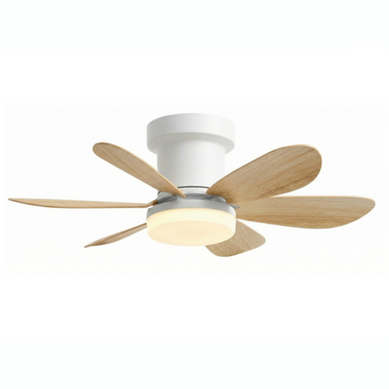 Ventilateur Plafond LED Mistral D52cm Effet Bois Ventilateur Plafond LED Mistral D52cm Effet Bois