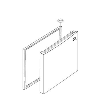 Joint (partie Congélateur) Repère 203a Frigo, Réfrigérateur, Congélateur Adx73270669, Agf04098128 Lg