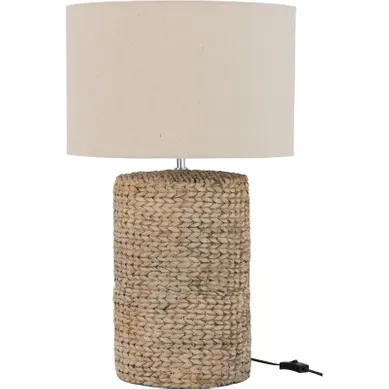 Lampe Bois Clair Ciment 42x42x67cm Lampe Bois Clair Ciment 42x42x67cm
