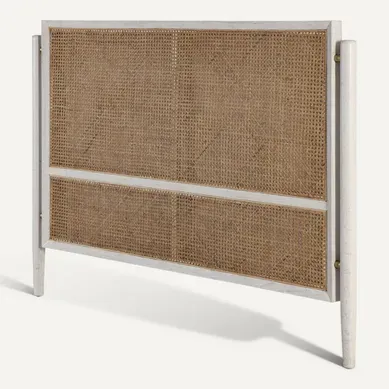 Tête De Lit Bois Blanc 160x6x110cm