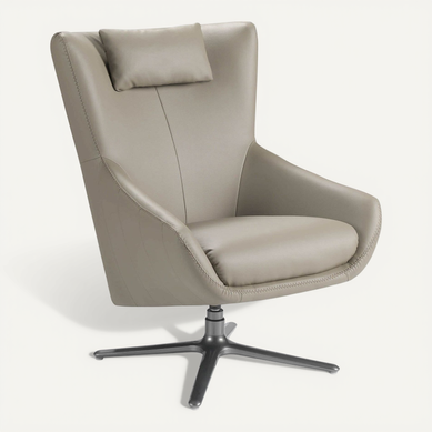 Fauteuil Simili-cuir Beige 76x90x100cm Fauteuil Simili-cuir Beige 76x90x100cm