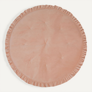 Tapis De Sol Molletonné Bébé Rond Orange 110x110x3cm Tapis De Sol Molletonné Bébé Rond Orange 110x110x3cm