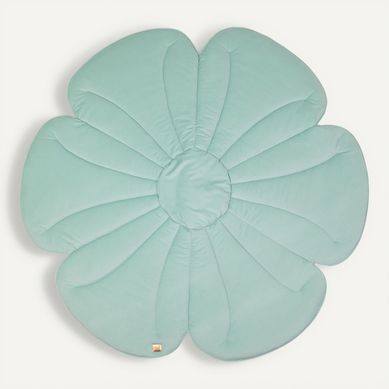 Tapis De Sol Molletonné Bébé Fleurs Vert 110x110x3cm Tapis De Sol Molletonné Bébé Fleurs Vert 110x110x3cm