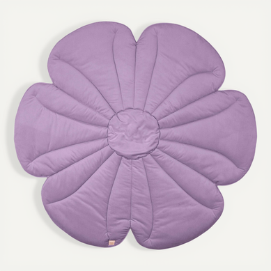 Tapis De Sol Molletonné Bébé Fleurs Violet 110x110x3cm Tapis De Sol Molletonné Bébé Fleurs Violet 110x110x3cm
