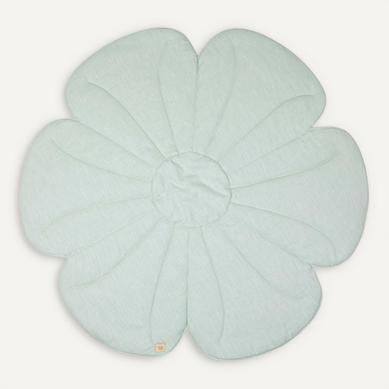 Tapis De Sol Molletonné Bébé Fleurs Vert 110x110x3cm Tapis De Sol Molletonné Bébé Fleurs Vert 110x110x3cm