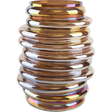 Vase Ava Disco Élégance Brune Unique Vase Ava Disco Élégance Brune Unique