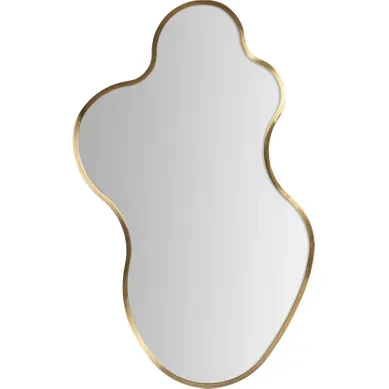 Miroir Doré élégant Style Art Déco En Acier Miroir Doré élégant Style Art Déco En Acier