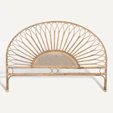 Tête De Lit Rotin Design Soleil Pour Chambre élégante