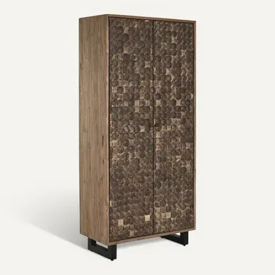 Armoire élégante En Teck Recyclé Pour Un Intérieur Raffiné