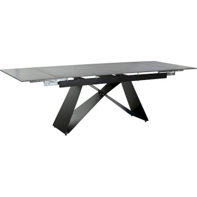 Table à Manger Ronde Extensible KOMHTOM - Passe De 100 à 140 Cm - En MDF Blanc - 4 à 8 Personnes - Design Moderne Et Bords Arrondis - Idéal Petits Espaces