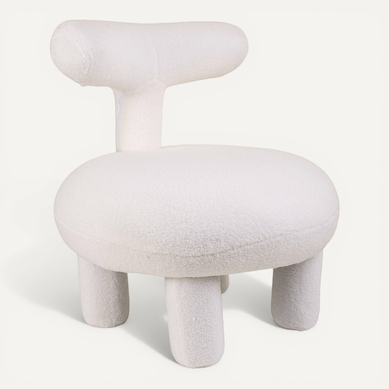 Fauteuil Rond En Polyester Blanc Design Contemporain élégant Fauteuil Rond En Polyester Blanc Design Contemporain élégant