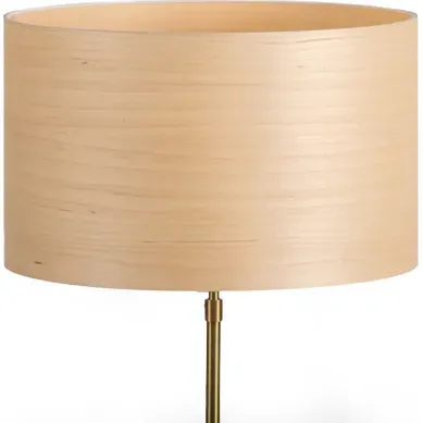Abat-jour Bois De Peuplier Naturel Design Pour Salon élégant