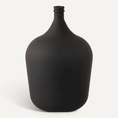 Vase Carafe En Verre Noir Mat Design Moderne Pour Décoration élégante Vase Carafe En Verre Noir Mat Design Moderne Pour Décoration élégante